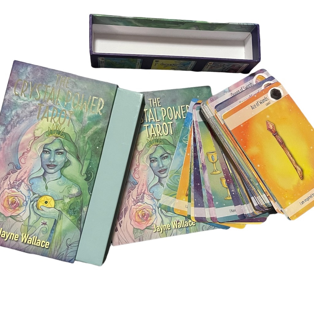 The crystal power tarot
